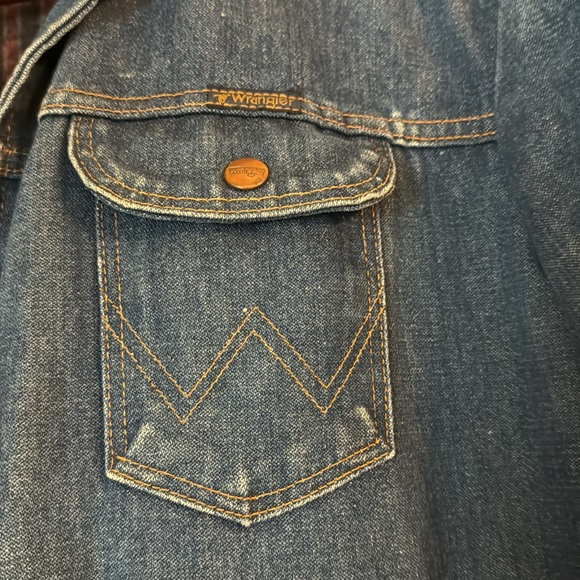 Vintage Wrangler Denim Barn Jacket Size Large - Picture 4 of 8